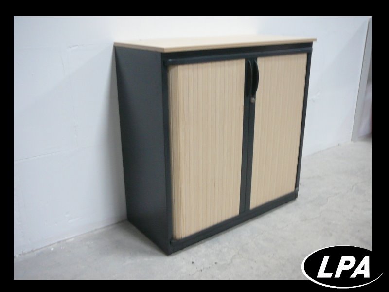 armoire métallique steelcase basse rideaux hêtre Armoire Basse Armoires LPA