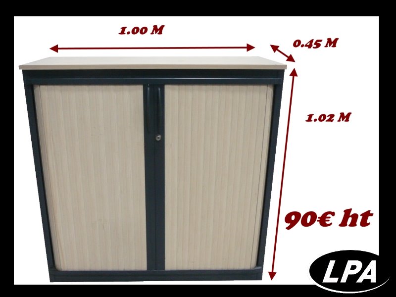 armoire métallique steelcase basse rideaux hêtre Armoire Basse Armoires LPA