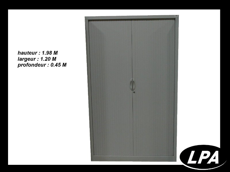 Armoire métallique JPG blanc cassé 198x120 - Armoire Haute ...