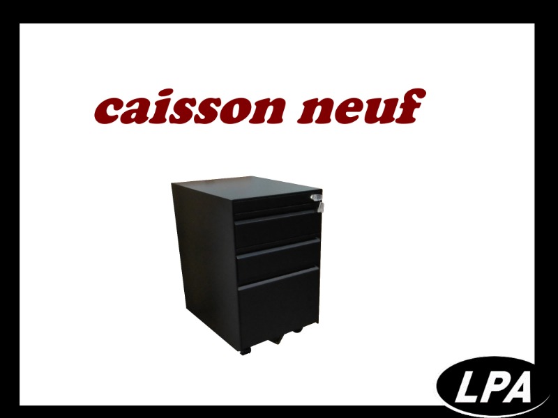Caisson Caisson Roulette Noir Neuf 1