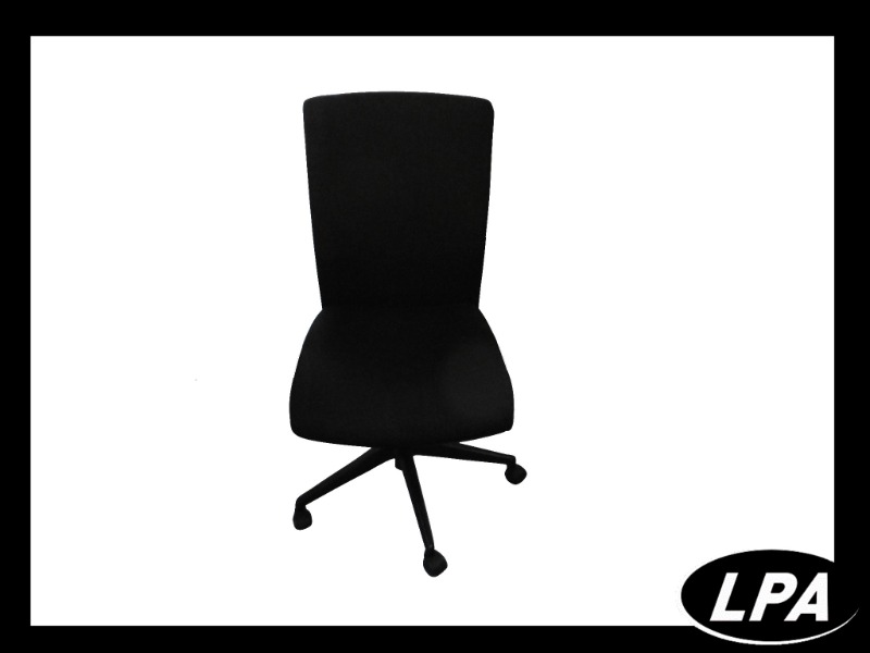 fauteui dauphin noir sans accoudoir - Fauteuil - Mobilier de bureau : LPA